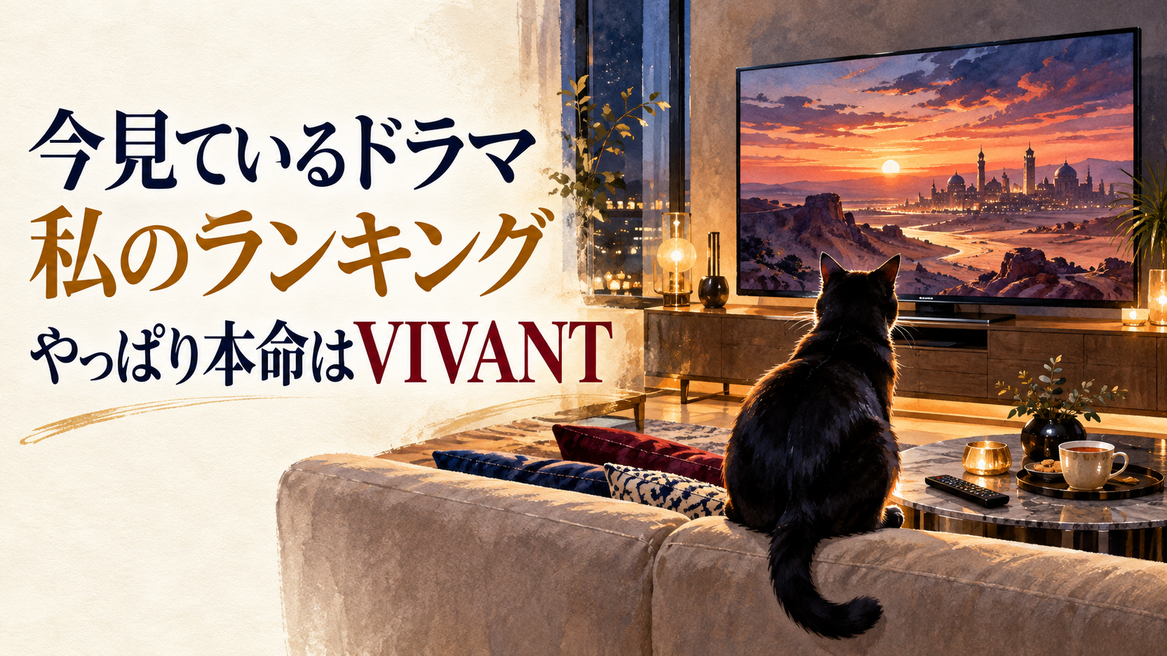 今見ているドラマ 私のランキング やっぱり本命はVIVANT